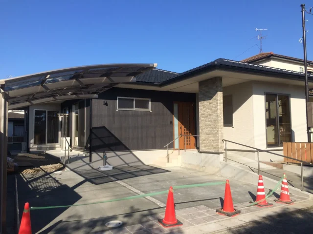 使いやすさと安心を兼ね備えた、バリアフリー平屋住宅